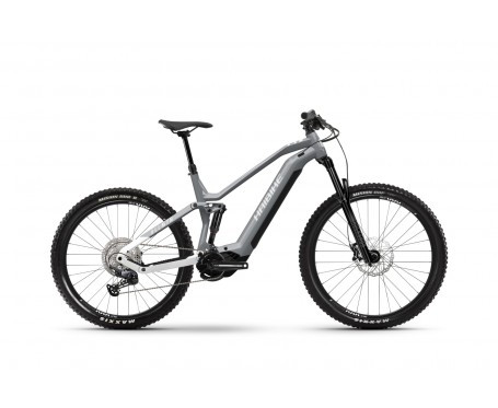 Haibike ALLMTN 3 Full Suspension Electric-MTB Silver Surf/White Yamaha PW-X3 Motor 720wh Battery 2024